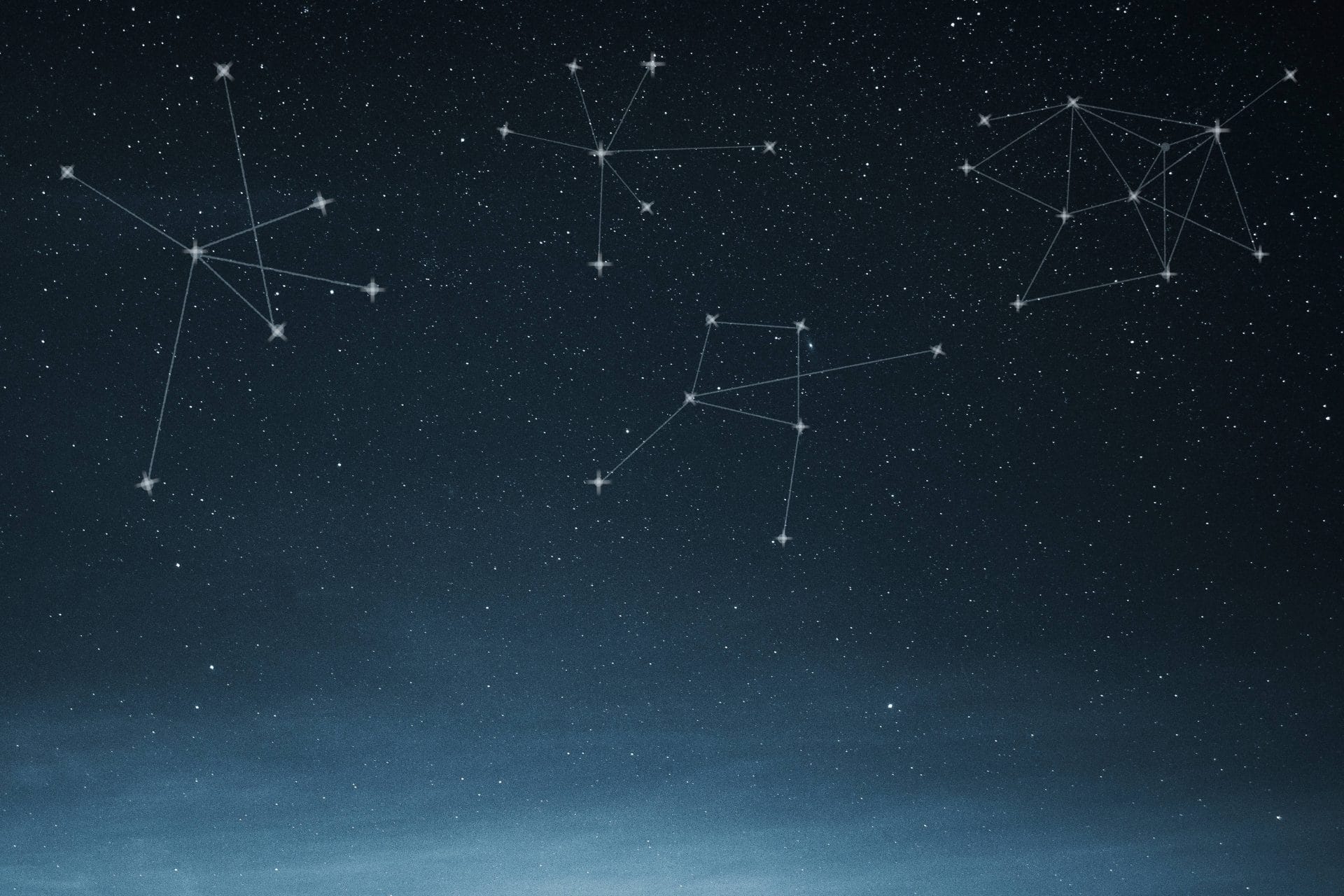 Global communication background, business network design constellation network of stars